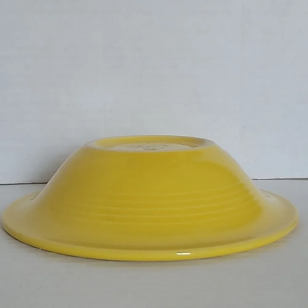 Fiestaware Fiesta Small Stacking Cereal Bowl Sunflower Yellow Ceramic 11 Oz - Picture 11 of 14